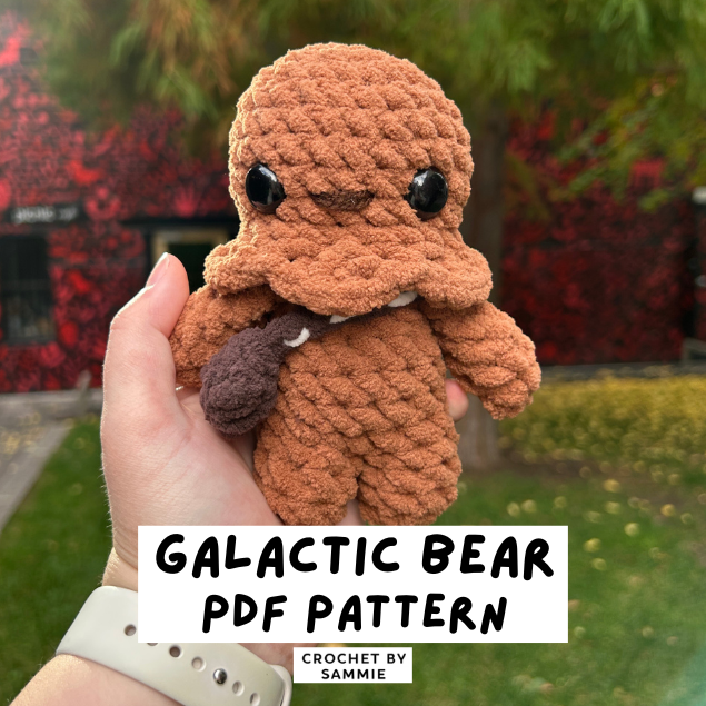 Galactic Bear Crochet Pattern | PDF Pattern