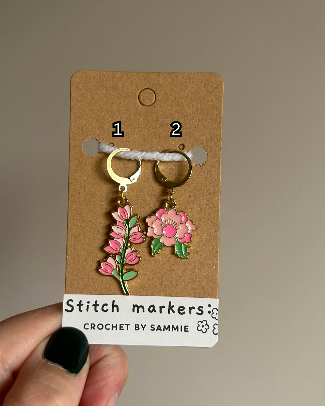 Flower Stitch Markers