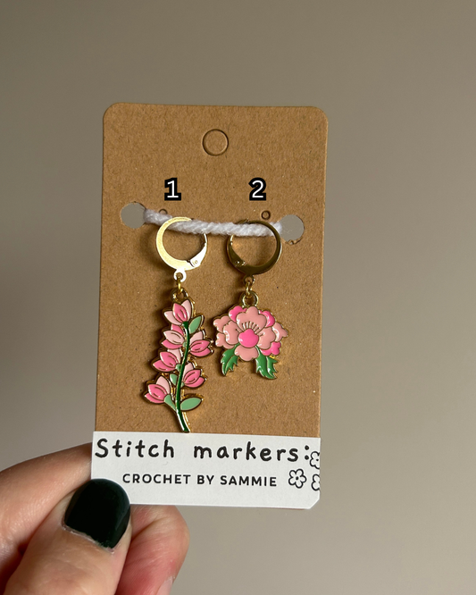 Flower Stitch Markers