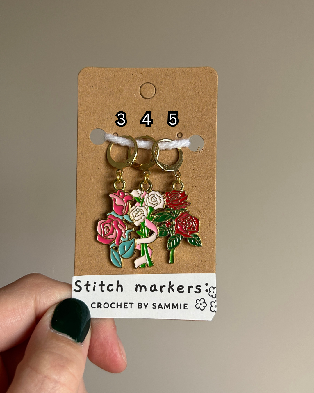 Flower Stitch Markers