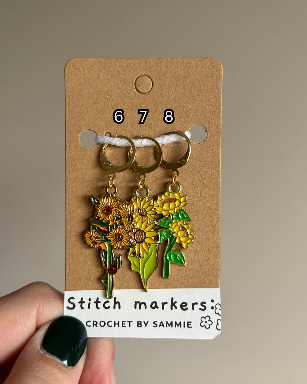 Flower Stitch Markers
