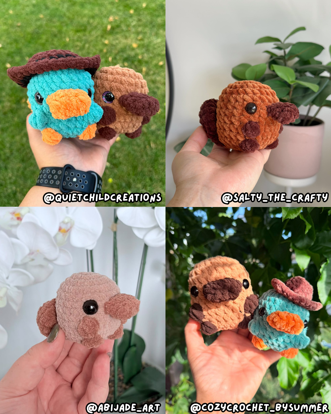 Penny The Platypus Crochet Pattern | PDF Pattern