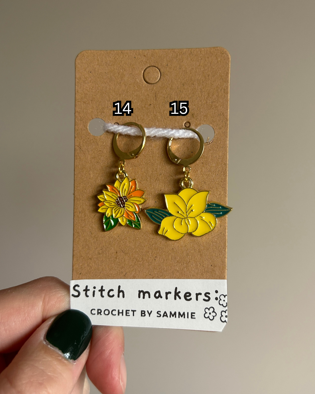 Flower Stitch Markers