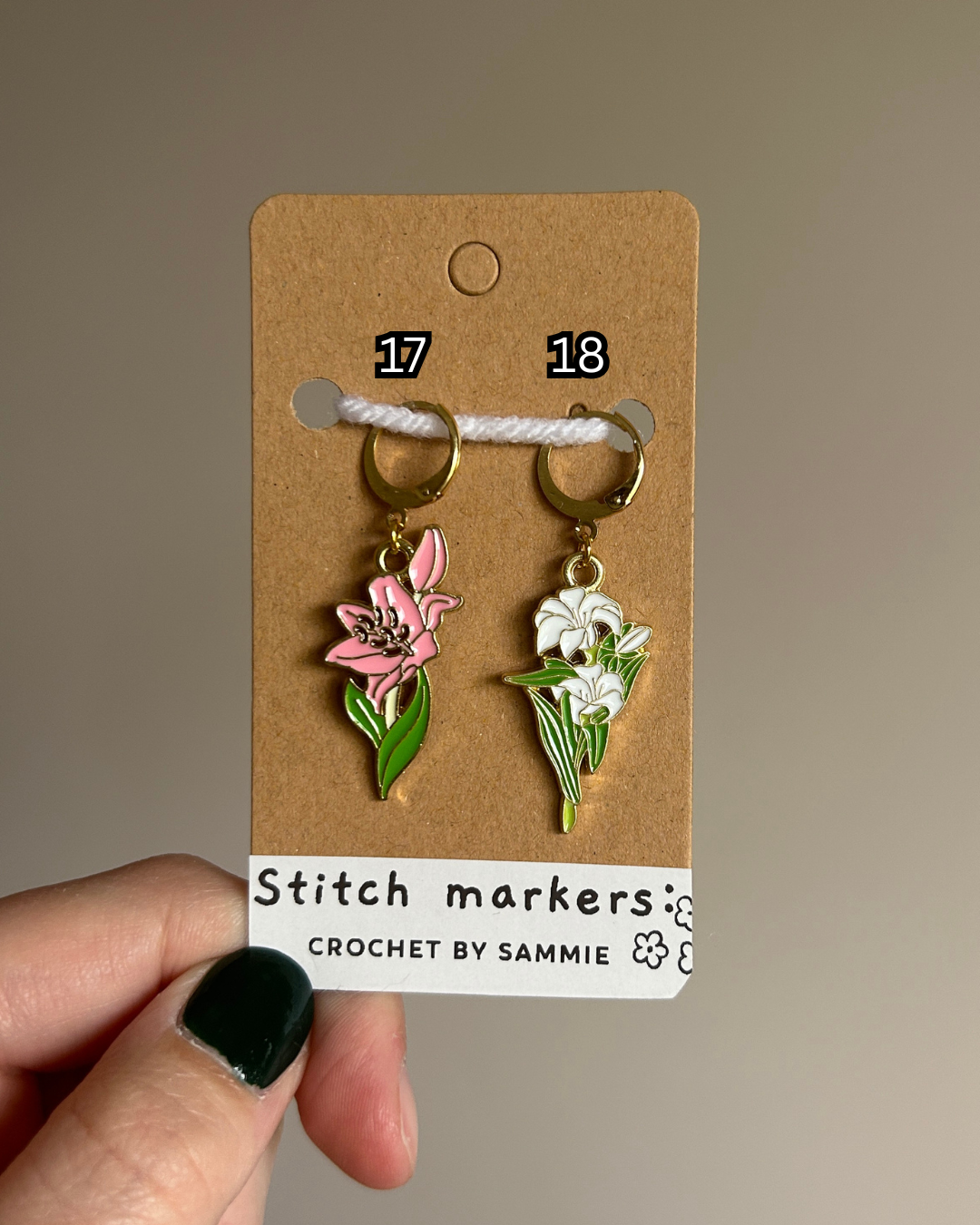 Flower Stitch Markers