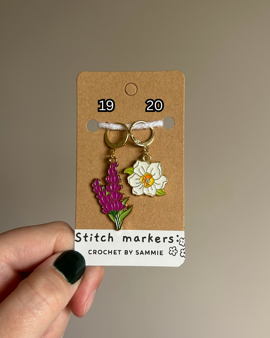 Flower Stitch Markers
