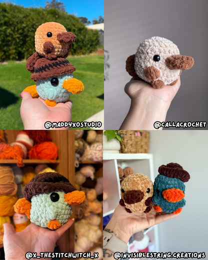 Penny The Platypus Crochet Pattern | PDF Pattern
