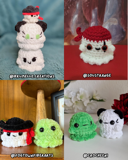 9 in 1 Ghostie Gang Part 2 Crochet Pattern | PDF Pattern