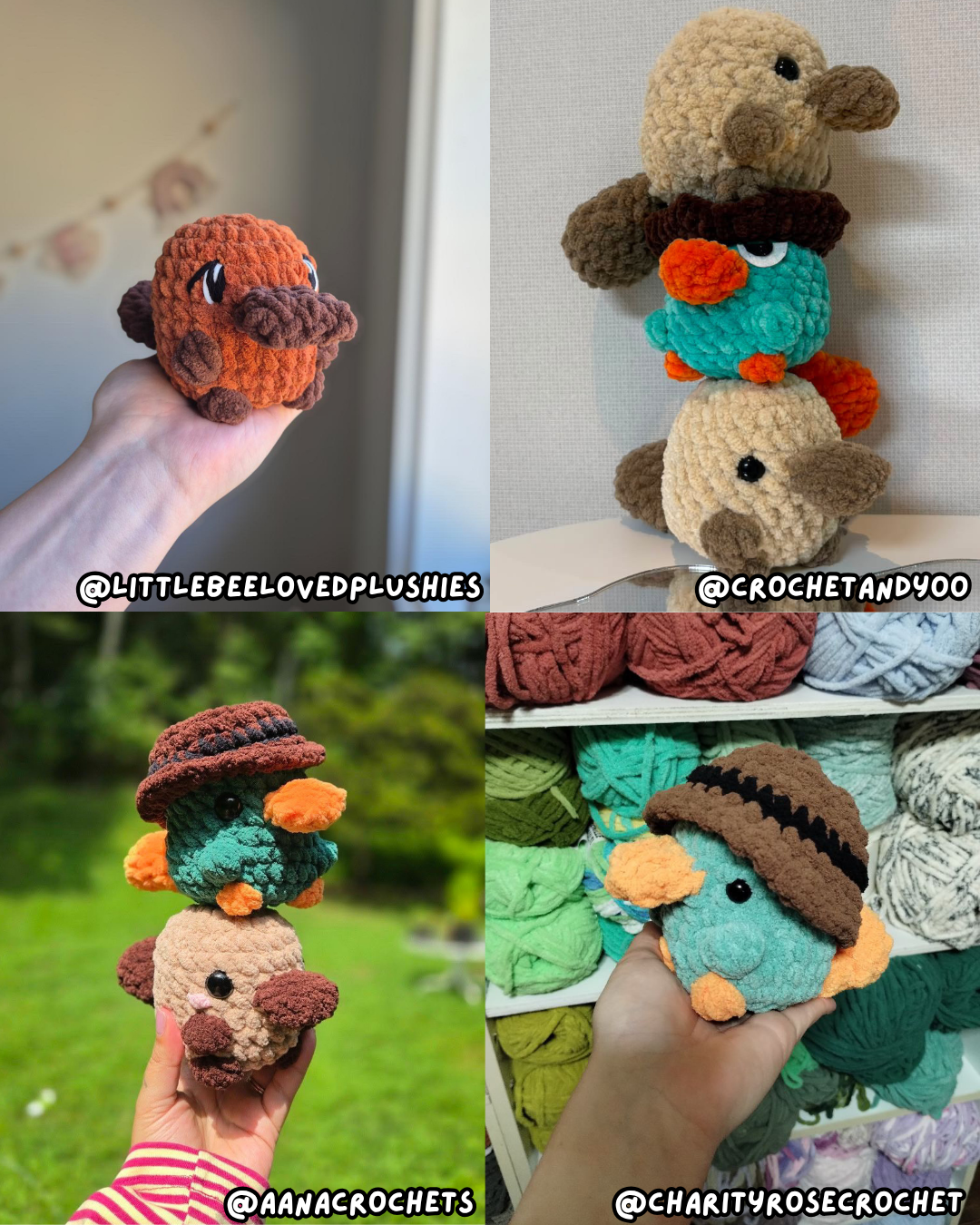 Penny The Platypus Crochet Pattern | PDF Pattern