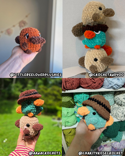 Penny The Platypus Crochet Pattern | PDF Pattern
