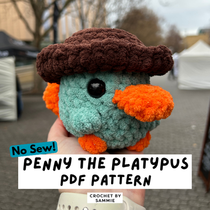 Penny The Platypus Crochet Pattern | PDF Pattern