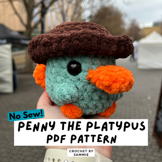 Penny The Platypus Crochet Pattern | PDF Pattern