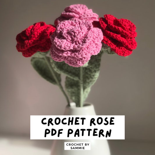 Rose Bouquet Crochet Pattern | PDF Pattern