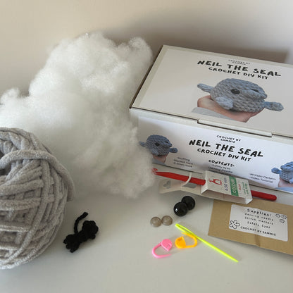 Neil the Seal DIY Crochet Kit